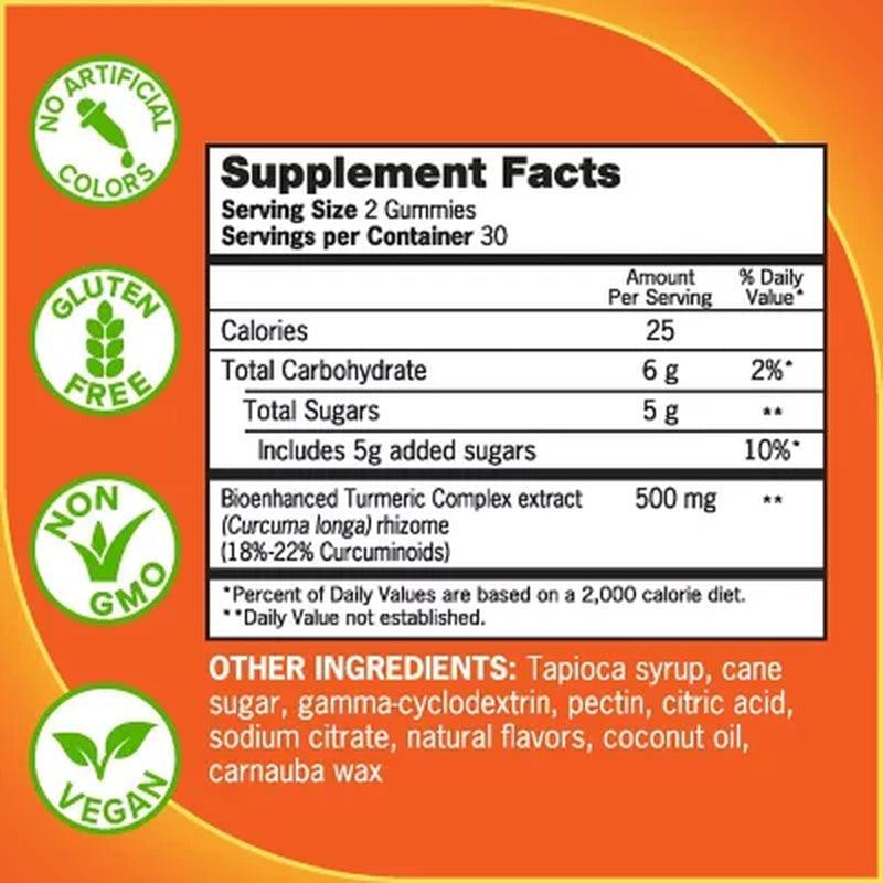 Qunol Turmeric Curcumin Complex Ultra High Absorption Gummies (200 Ct.)