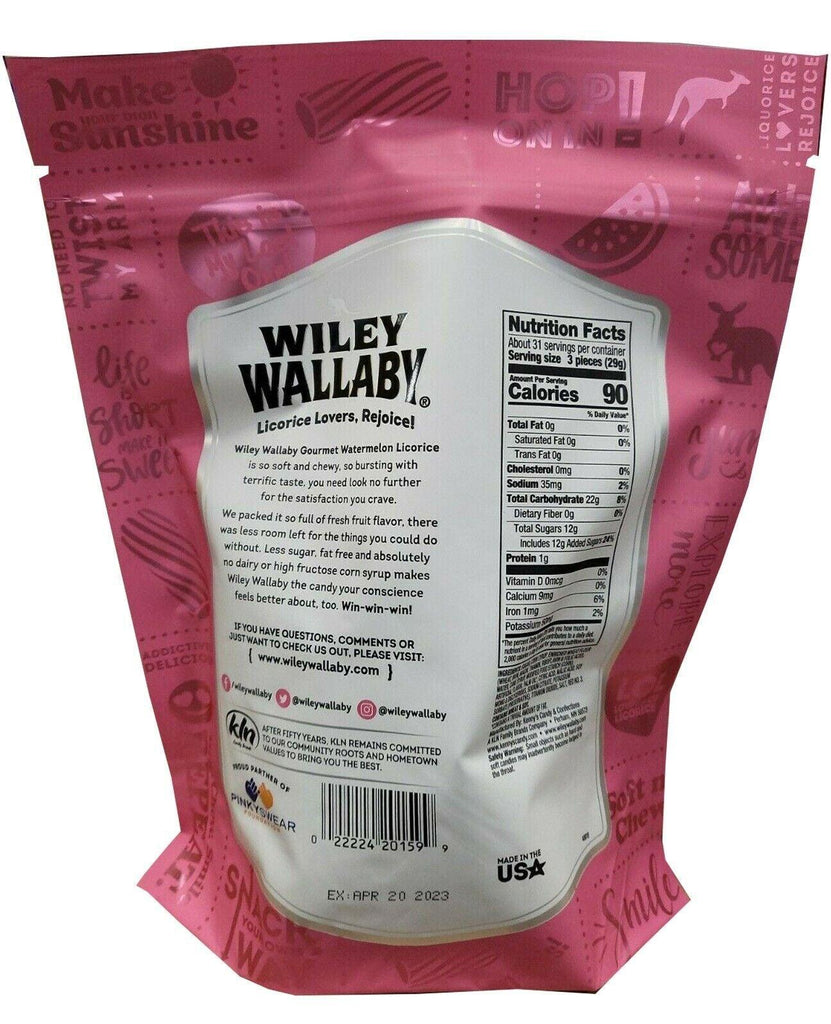 Wiley Wallaby Classic Black Licorice, 32 Ounce Assorted Flavor Names