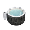 Saluspa 77" X 26" Hollywood 240 Gal. Inflatable Hot Tub with LED Lights, 104˚F Max Temperature