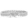 Superjeweler 1 Carat Diamond Bracelet in Platinum Overlay, 7 Inches for Women