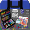 Crayola Sketch and Color Art Coloring Set, Beginner Child, 70 Pieces