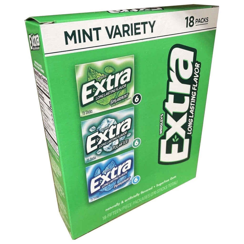 Wrigley’S Extra Long Lasting Flavor Sugar Free Gum