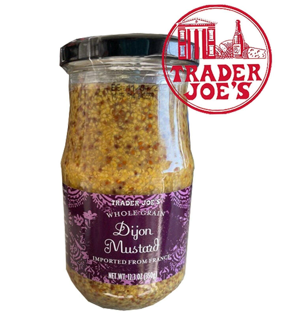 🔥 Trader Joe'S Whole GRAIN DIJON MUSTARD NET 12.3 Oz 🔥