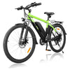 ZNH Electric Bike for Adults 26" 1.95" Mountain Ebike 350W Motor 36V 10Ah Lithium-Ion Battery Professional Shimano 21-Speed, Green