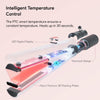 KIPOZI 2 in 1 Hair Straightener & Curling Iron Styling Tool, Fast Heat Titanium Flat Iron, Purple