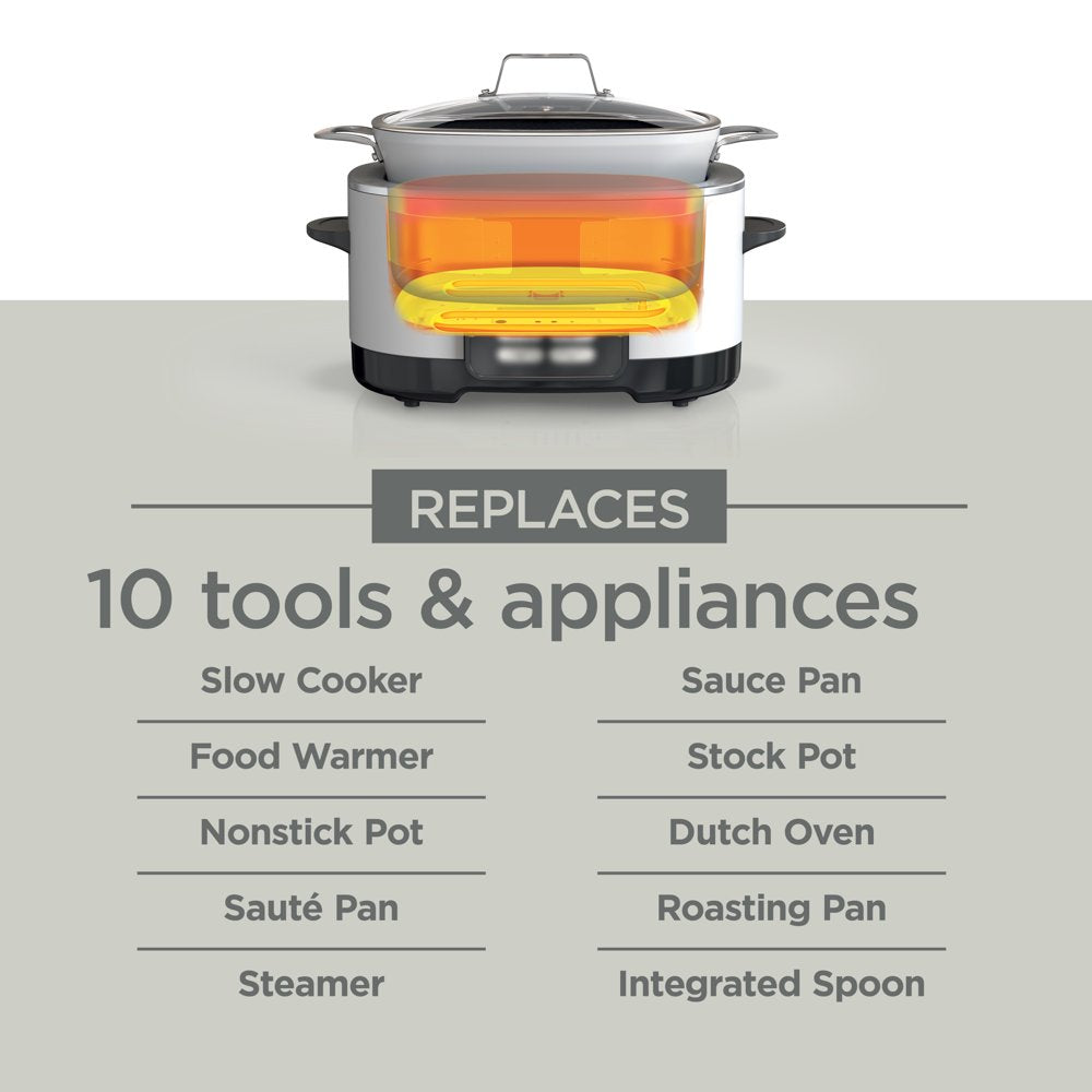 Ninja Foodi Possible Cooker, MC1000WMWH, Slow Cooker, White