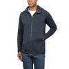 Kirkland Signature Men’S Hooded Fleece Jacket, BLACK - BLUE COLOR, FAST SHIPPING