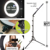 Vivitar 18" LED RGB Ring Light with Tripod, Phone Holder USB Charging Ports, and Wireless Remote