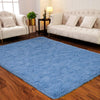 Lochas Soft Shag Carpet Fluffy Rug for Living Room Bedroom Big Area Rugs Floor Mat Home Decor, 4'X6',Cobalt Blue