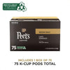 Peet'S Coffee Medium Roast K-Cup Pods, Café Domingo (75 Ct.)