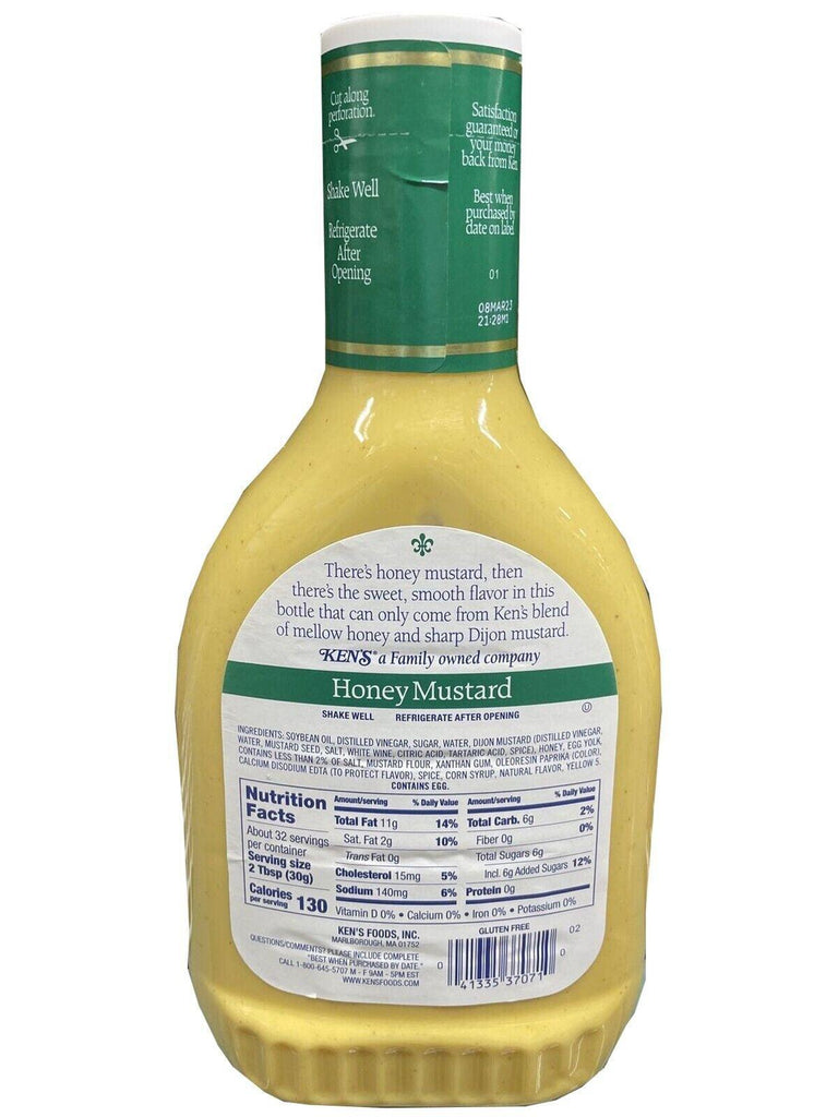 Ken'S Steak House Honey Mustard (32 Oz.) FREE SHIPPING