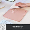 Mouse Pad - Studio Series, Computer Mouse Mat with Anti-Slip Rubber Base, Easy Gliding, Spill-Resistant Surface, Durable Materials, Portable, in a Fresh Modern Design, Graphite