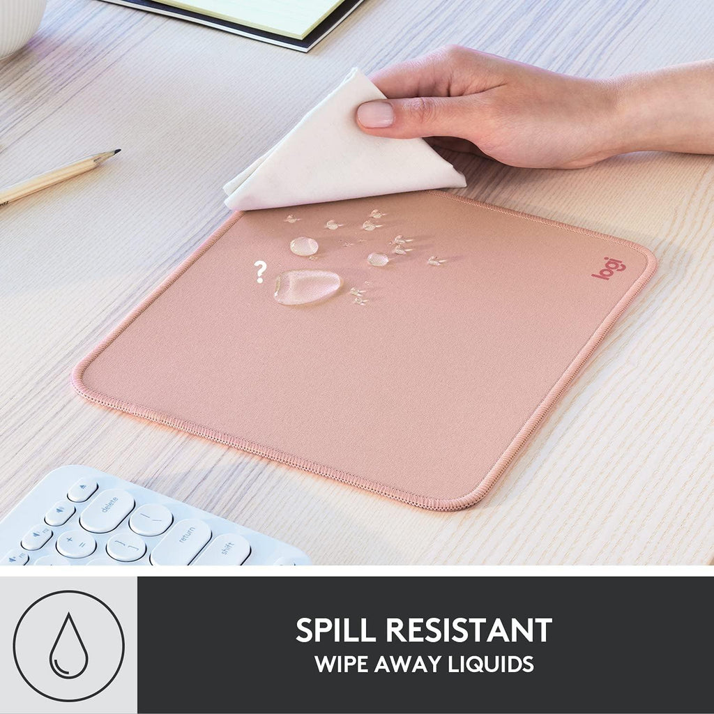 Mouse Pad - Studio Series, Computer Mouse Mat with Anti-Slip Rubber Base, Easy Gliding, Spill-Resistant Surface, Durable Materials, Portable, in a Fresh Modern Design, Graphite