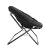 Urban Shop Polyester Folding Chair, Black