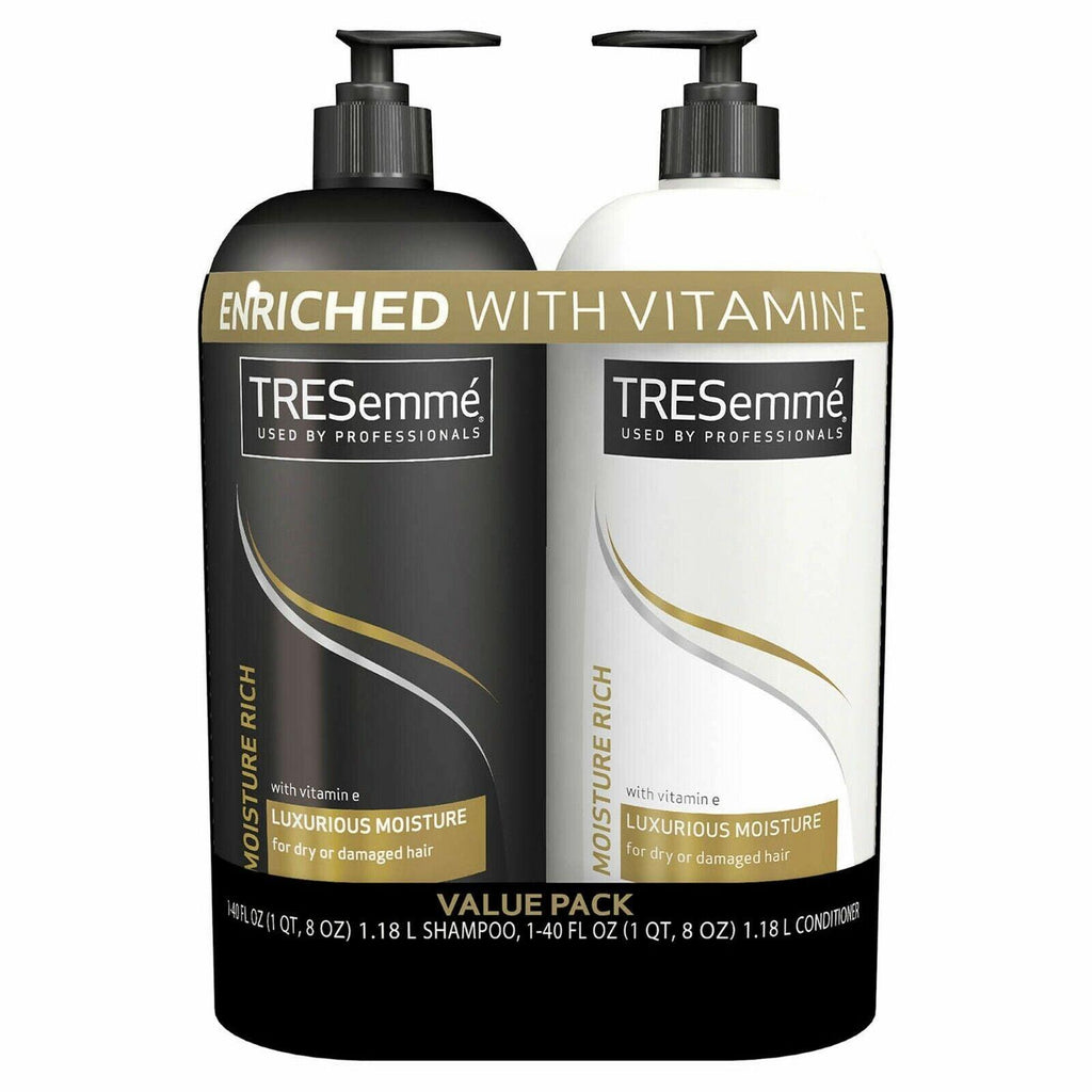 🔥 Tresemme Moisture Rich Shampoo & Conditioner Value Pack 2Pk 40Oz 🔥