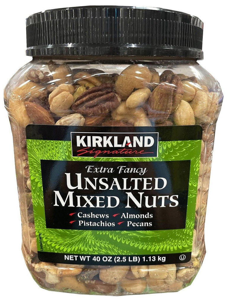 🔥 Kirkland Unsalted Extra Fancy Mixed Nuts, 2.5 Lbs. 🔥 Cashews, Almond, & +