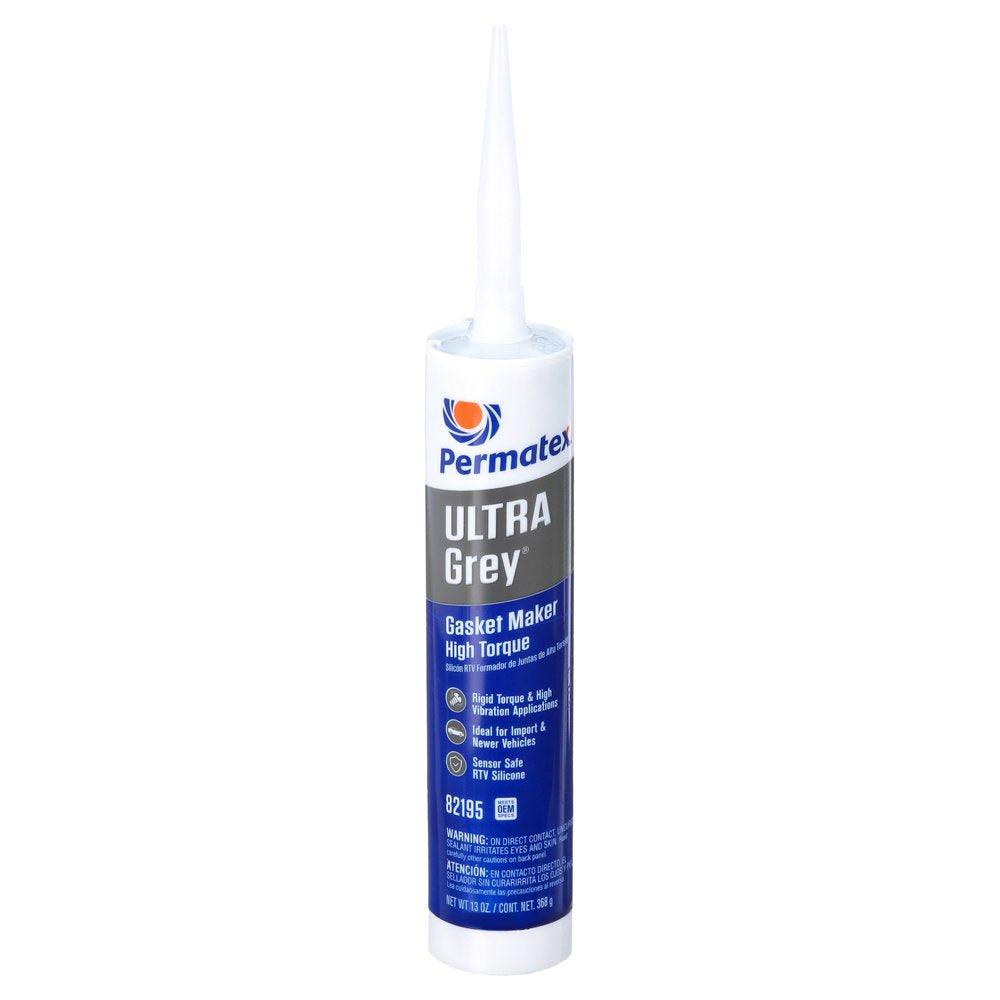 Permatex Ultra Grey Rigid High-Torque RTV Silicone Gasket Maker, 13Oz - 82195