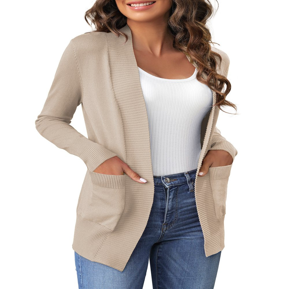 A.Jesdani Women'S Cardigan Casual Lightweight Knit Cardigan Sweaters S-XXL