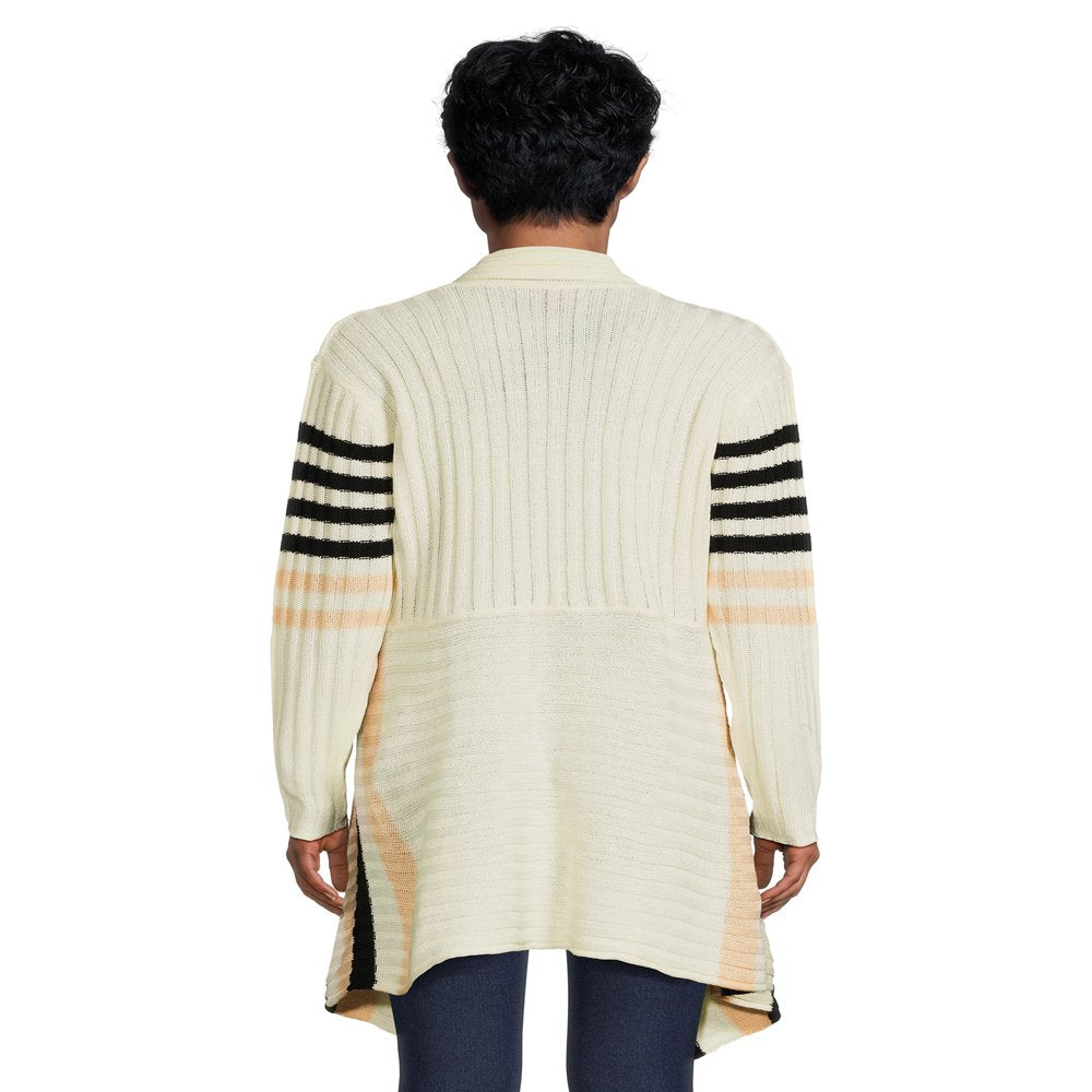 What'S Next Women'S and Women'S plus Size Ribbed Flyaway Cardigan