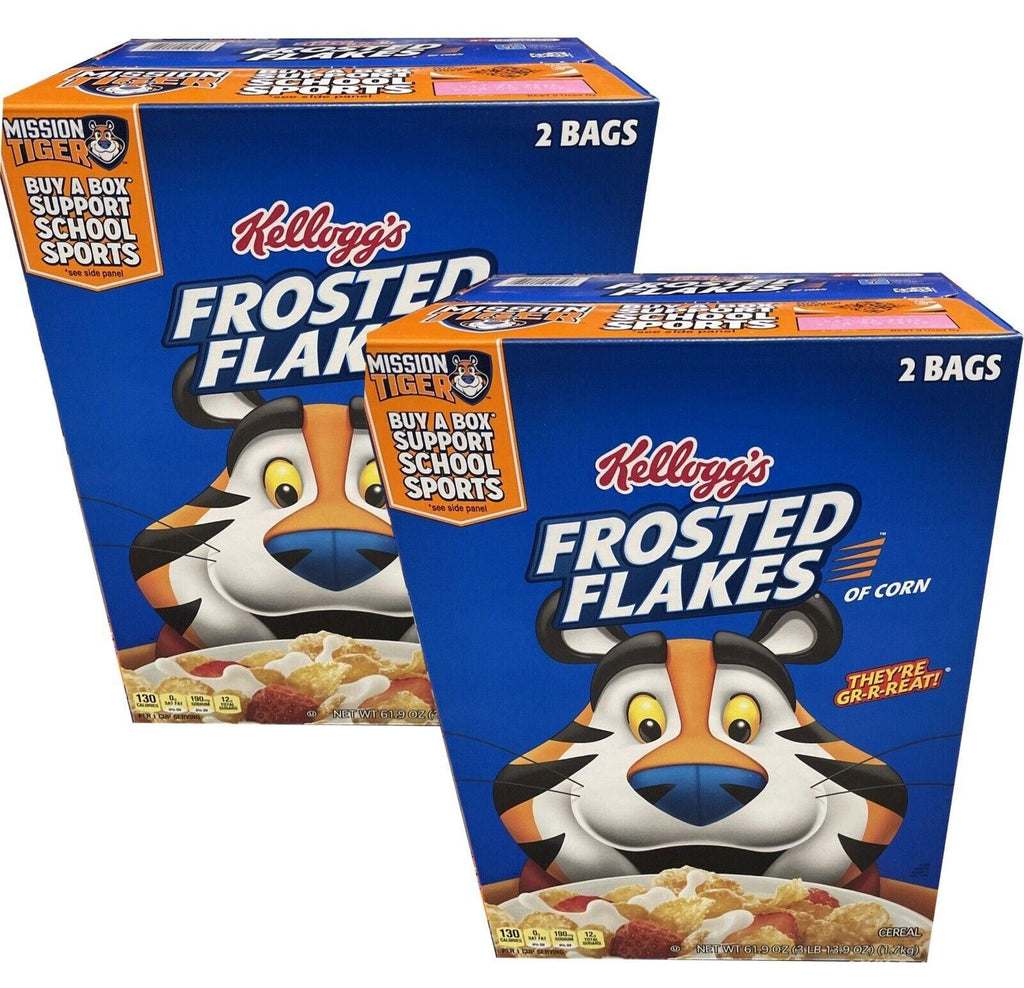 2 Packs Kellogg'S Frosted Flakes, 4 Bags.