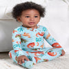 Gerber Unisex Baby Toddler Buttery Soft Footed Pajama 2-Way Zipper with Viscose Made from Eucalyptus, Sizes 0/3M - 4T