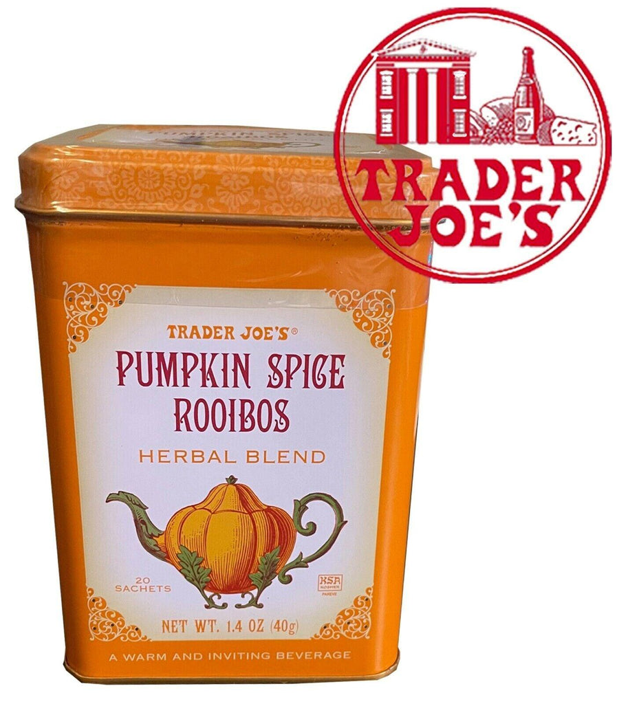 🎃Trader Joe'S Pumpkin Spice Rooibos Herbal Blend 20 Sachets🎃