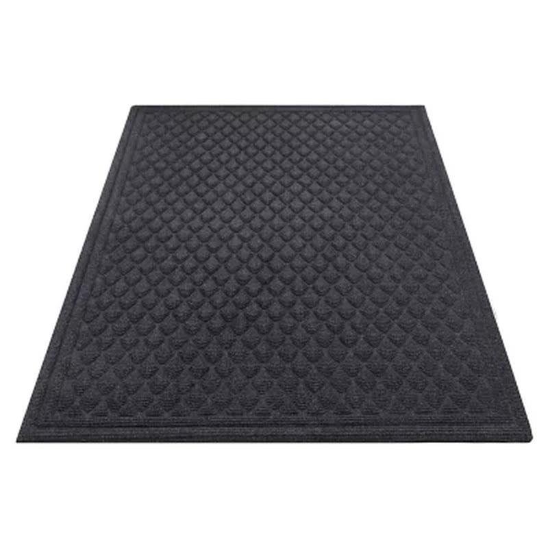 Member'S Mark Antimicrobial Diamond Scraper Entrance Mat, Charcoal (Choose Size)