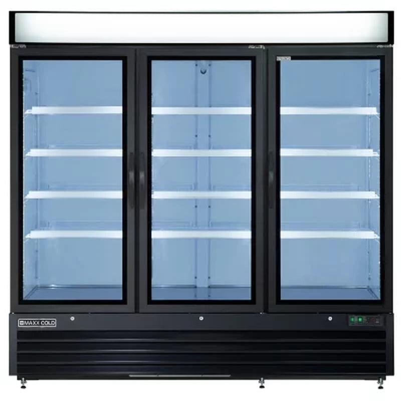 Maxx Cold X-Series Merchandiser Refrigerator with Triple Glass Door (72 Cu. Ft.)