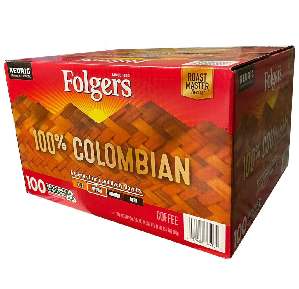 🔥 Folgers 100% Colombian Medium Roast Coffee K-Cups (100 Ct.)🔥