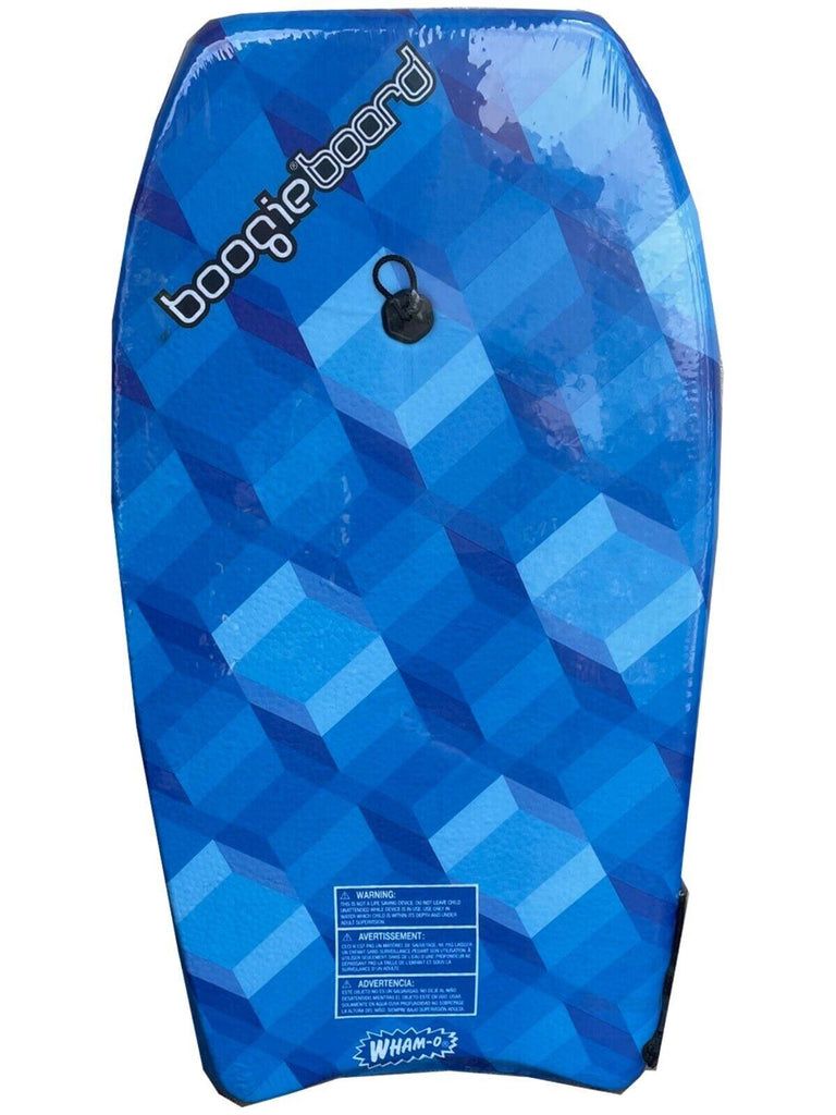 Boogie Bodyboard Blue Cube Size 33In Pro Shape with Wrist Basic Leash Body Board