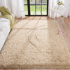 Lochas Soft Plush Fluffy Rugs Modern Indoor Shaggy Area Rug for Bedroom Living Room Home Decorative Floor Carpet,3'X5',Camel