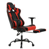 Bestoffice Executive Chair with Lumbar Support & Swivel, 250 Lb. Capacity, Red