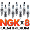 8 X NGK Laser OE Iridium Spark Plugs Set 5.3L 6.0L Chevy GMC Pontiac IZTR5B11