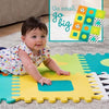 Infantino Soft Foam Puzzle Mat with Pop-Out Shapes, (0-36 Months)