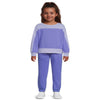 Athletic Works Girls’ Fleece Sweatshirt and Sweatpants Set, 2-Piece, Sizes 4-18 & Plus