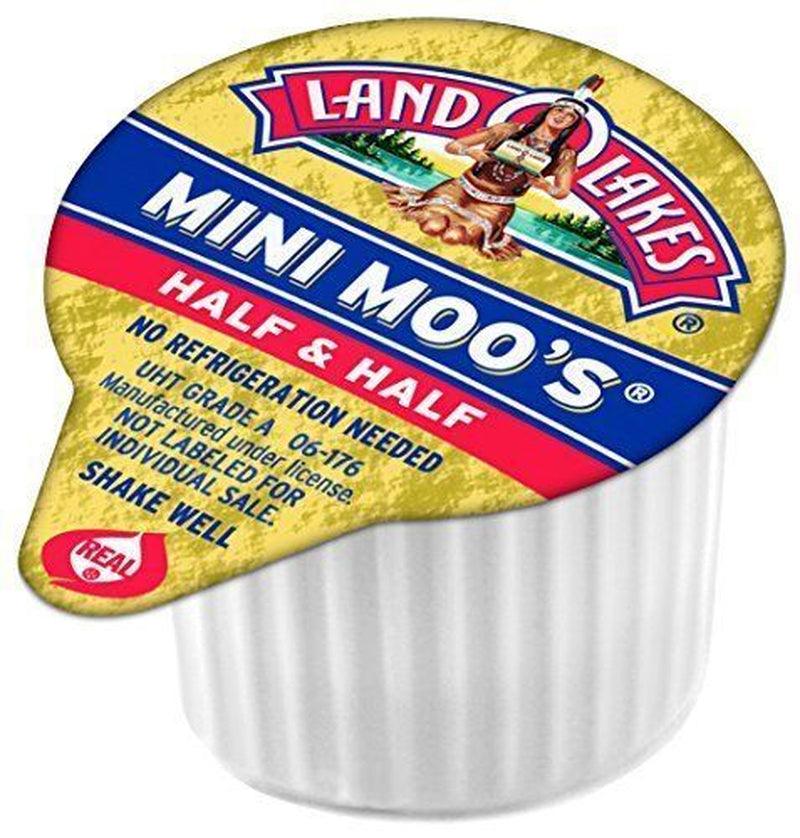 🔥 Land O Lakes Mini Moos Creamer Half and Half Cups 192 Ct Refrigerated Coffee