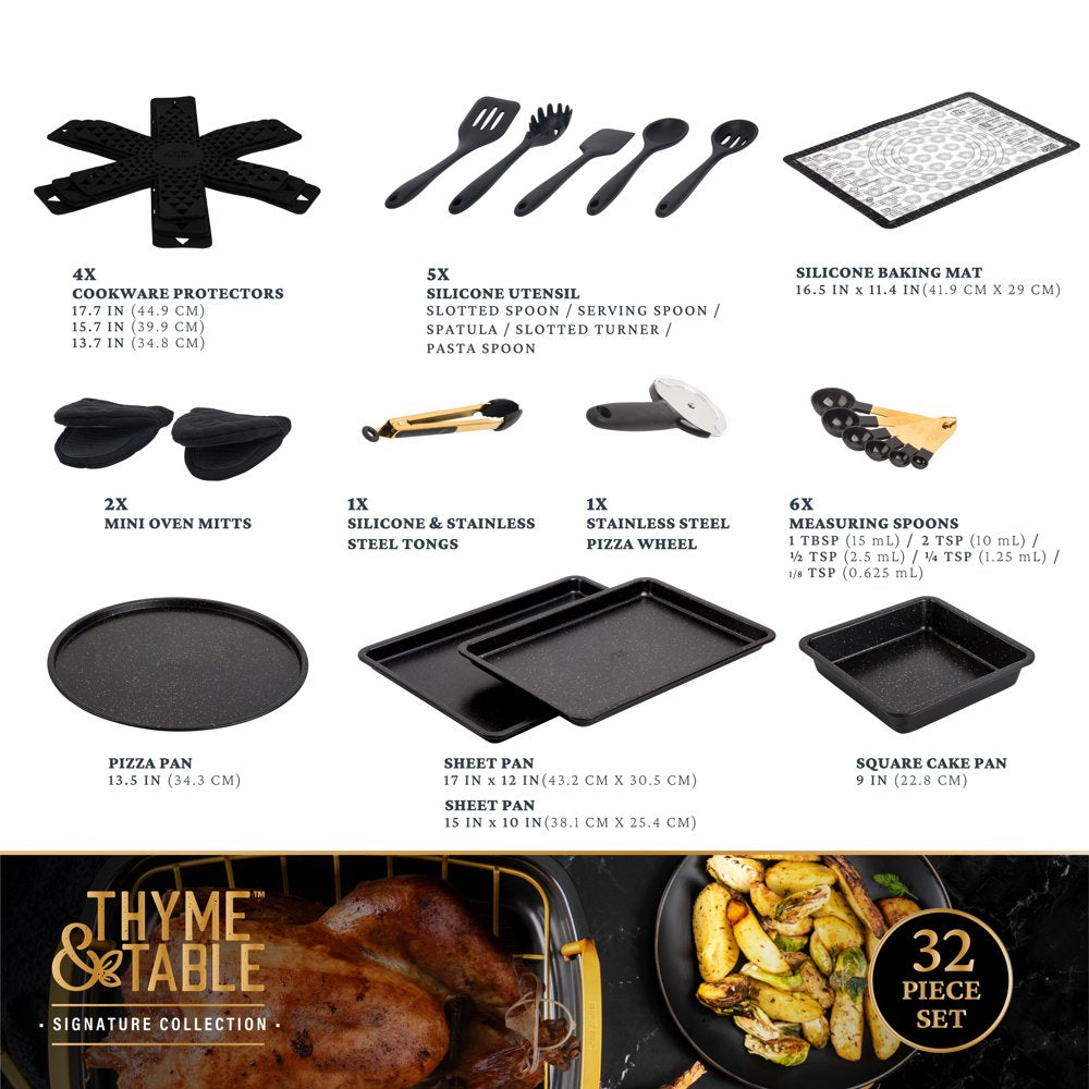 Thyme&Table Nonstick Sheet Pan - Black - 1 Each