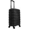 Protege 1 Piece 20" Hardside Carry-On ABS Luggage with 2 Packing Cubes Black