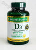 Nature'S Bounty D3 125Mcg 5000Iu 400 Foftgels Strong Bones & Teeth Exp: 12/2025