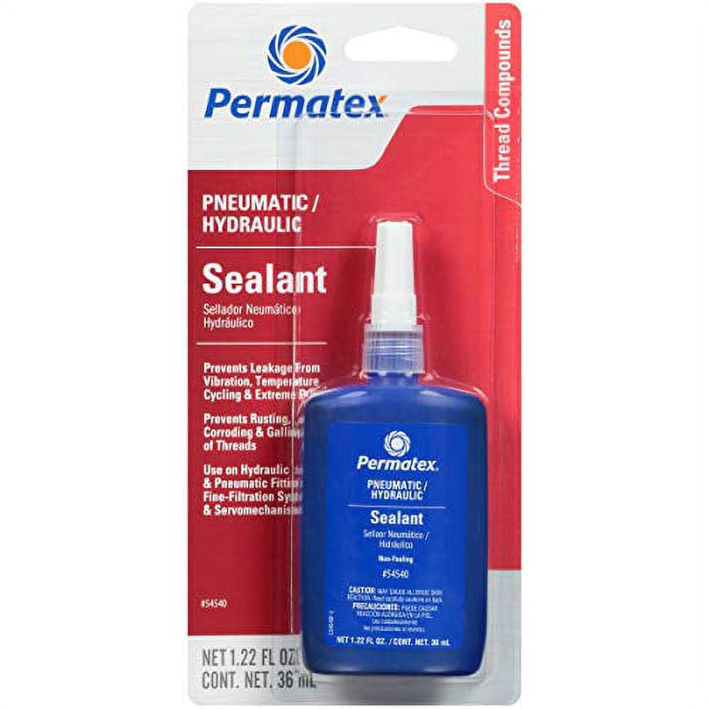 New Pneumatic / Hydraulic Sealant Permatex 54540 36 Ml Carded