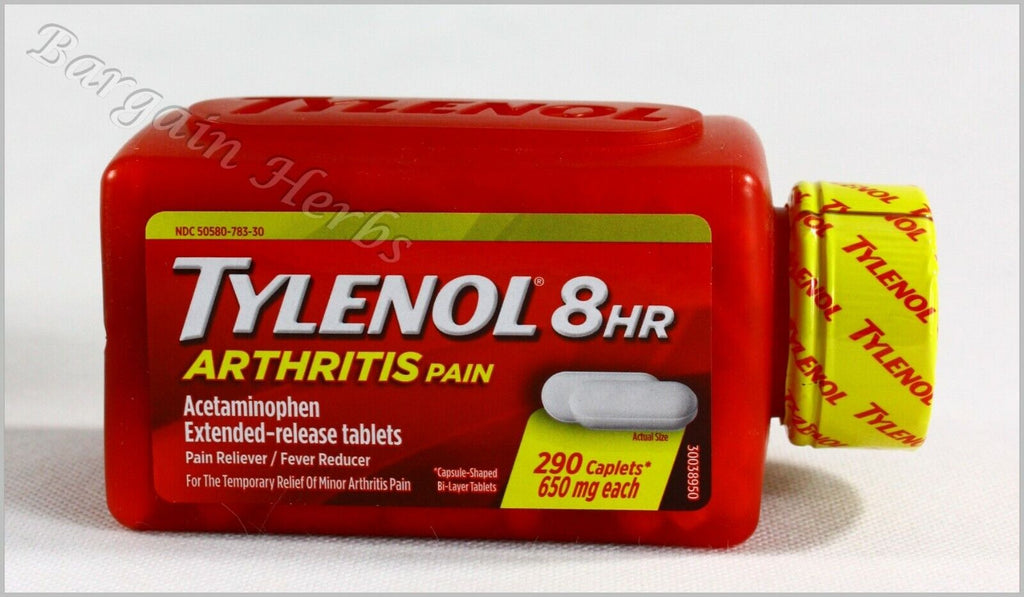 Tylenol Arthritis Extended Release Pain Reliever 290 Tablets Free Shipping 03/26