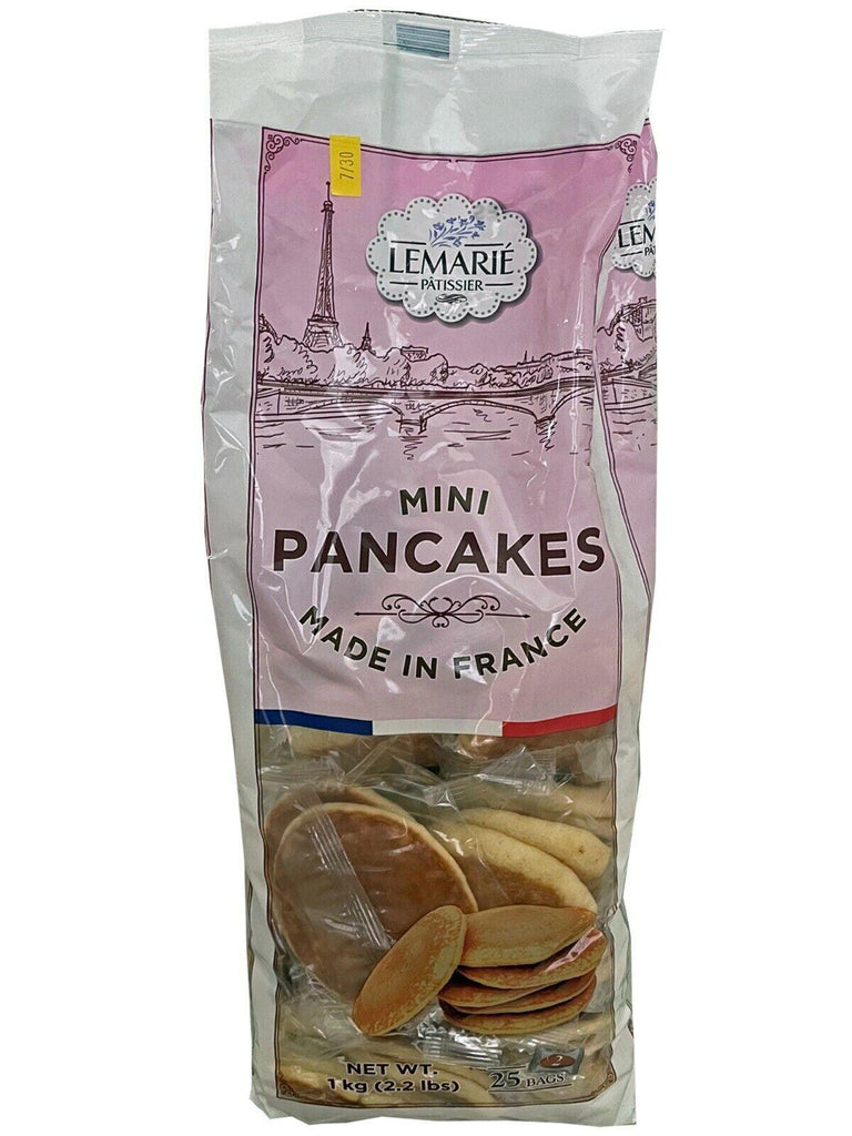 3 Bags 🔥 Lemarie Patissier Mini Pancakes Made in France 25 Ct (2.20 Lbs)🔥 Pack