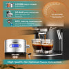 Gevi Espresso Machines 20 Bar Fast Heating Automatic Coffee Machine with Milk Frother Steam Wand