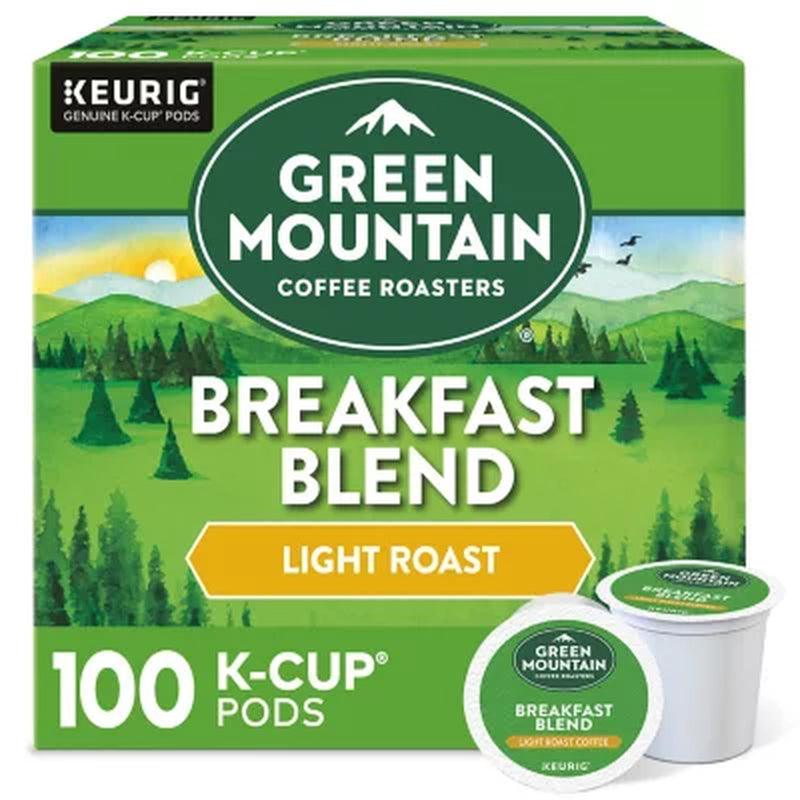 Green Mountain Coffee K-Cup Pods, Breakfast Blend (100 Ct.)