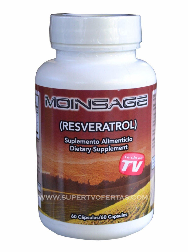 🔥 RESVERATROL MOINSAGE 60 CAPS ORIGINAL 100% NATURAL 🔥