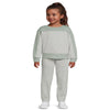 Athletic Works Girls’ Fleece Sweatshirt and Sweatpants Set, 2-Piece, Sizes 4-18 & Plus