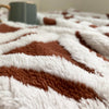 LOMAO Sherpa Fleece Blanket Fuzzy Soft Throw Blanket Dual Sided Blanket for Couch Sofa Bed (Brown,51"X63")