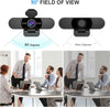 1080P Webcam with Microphone, Emeet C960 Web Camera, 2 Mics Streaming Webcam with Privacy Cover, 90°View Computer Camera, Plug&Play USB Webcam for Calls/Conference, Zoom/Skype/Youtube, Laptop/Desktop