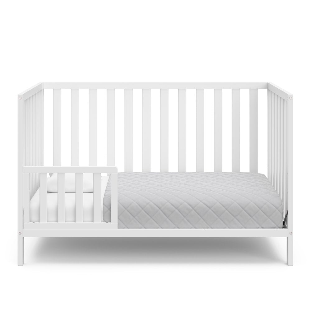 Storkcraft Sunset 4 in 1 Convertible Baby Crib, White