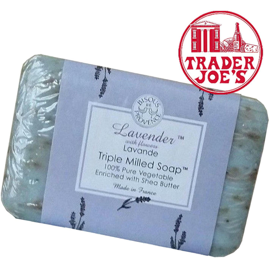 Trader Joe'S Bisous De Provence Lavender Triple Milled Soap Bars Soap